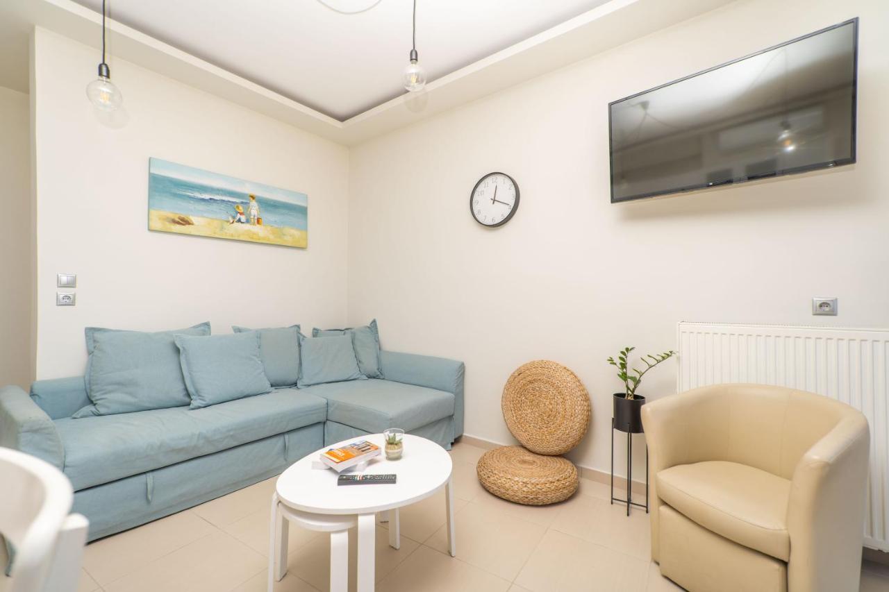 Blue Sea Relax Apartment Rethymno  ภายนอก รูปภาพ